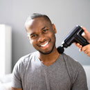 Pistola Massageadora Miofascial Fisio Atleta Gun Relax Crossfit Massagem 4 Ponteiras e Variação de Velocidades