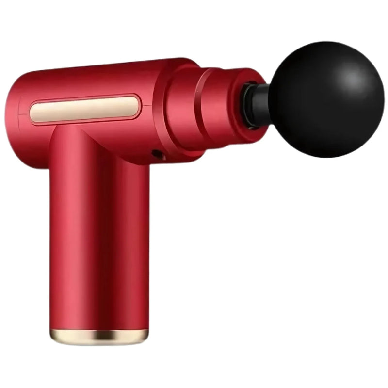 Pistola Massageadora Miofascial Fisio Atleta Gun Relax Crossfit Massagem 4 Ponteiras e Variação de Velocidades