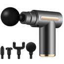 Pistola Massageadora Miofascial Fisio Atleta Gun Relax Crossfit Massagem 4 Ponteiras e Variação de Velocidades