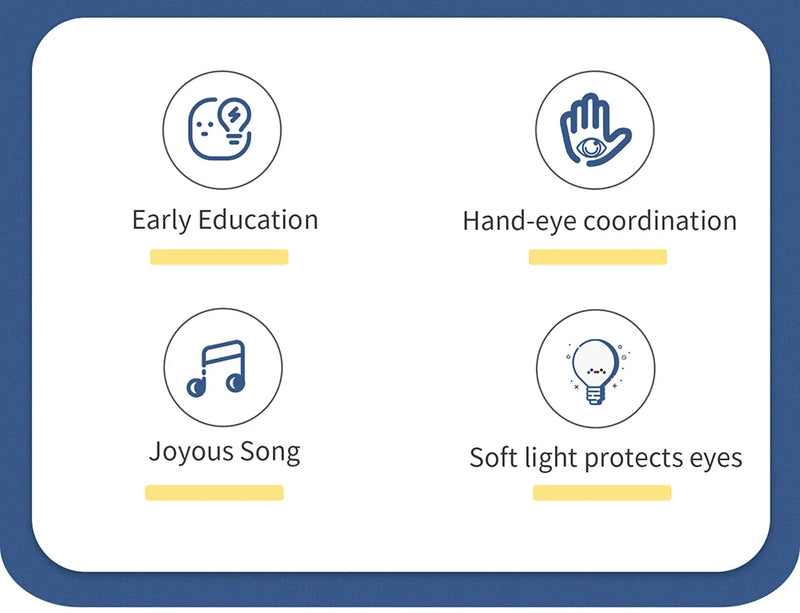 Crianças dos desenhos animados piano teclado jogo com sons animais piscando luz música instrumento do bebê brinquedos educativos crianças presentes