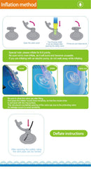 Brinquedo de atividade de desenvolvimento de rolo de engatinhar do bebê com jogos de chocalho de bola para o desenvolvimento de bebês 6 12 m brinquedo de engatinhar inflável