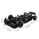 Novo F1 W14 E 42171 Desempenho 1642Pcs Técnico Carro de corrida Bloco de construção Tijolo Veículo esportivo Modelo MOC Brinquedo Adulto Presente de aniversário