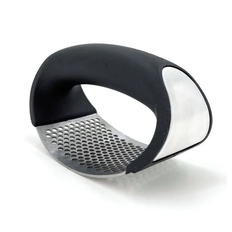 Prensa de alho em aço inoxidável, picador manual, ferramentas de corte, curva de frutas, vegetais, utensílios de cozinha