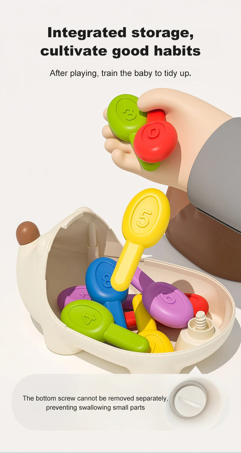 Montessori bebê ouriço brinquedos concentração treinamento educação brinquedos motor fino sensorial brinquedo educativo para crianças presentes de aniversário