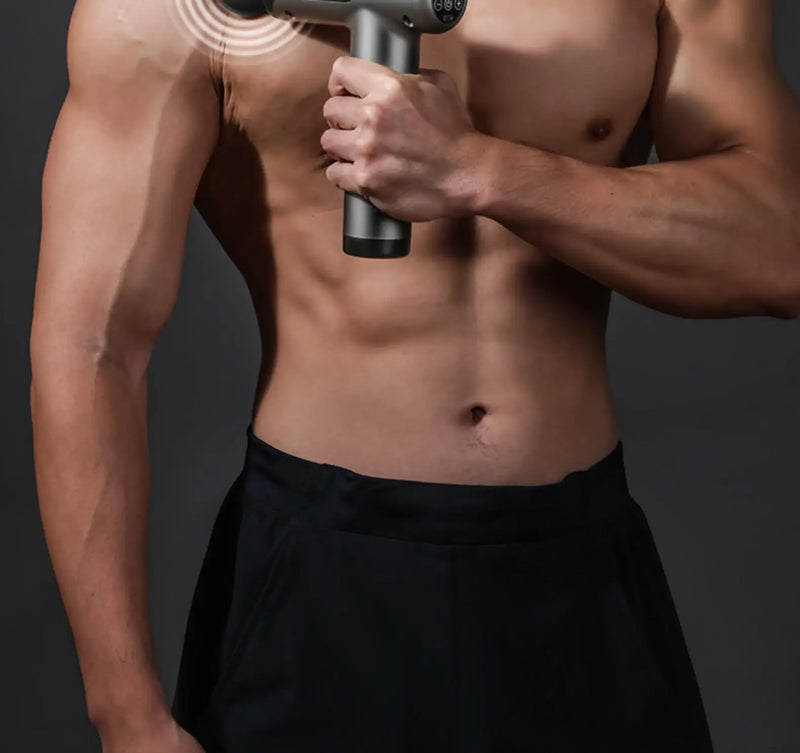 Pistola Massageadora Fitness Com Redução De Ruídos De Alta Potencia