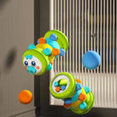 Brinquedo de atividade de desenvolvimento de rolo de engatinhar do bebê com jogos de chocalho de bola para o desenvolvimento de bebês 6 12 m brinquedo de engatinhar inflável