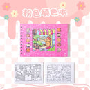 Crianças bobbie mercadorias livro para colorir crianças desenho livro pintura papel doodle caderno temas animais pintura suprimentos para presente