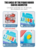 Bebê fitness suporte música jogar ginásio atividade brinquedos recém-nascido piano rastejando cobertor pedal jogo almofada educação precoce 0-36 meses presentes