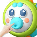 Brinquedo de atividade de desenvolvimento de rolo de engatinhar do bebê com jogos de chocalho de bola para o desenvolvimento de bebês 6 12 m brinquedo de engatinhar inflável