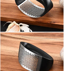 Prensa de alho em aço inoxidável, picador manual, ferramentas de corte, curva de frutas, vegetais, utensílios de cozinha