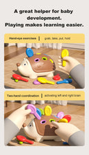 Montessori bebê ouriço brinquedos concentração treinamento educação brinquedos motor fino sensorial brinquedo educativo para crianças presentes de aniversário