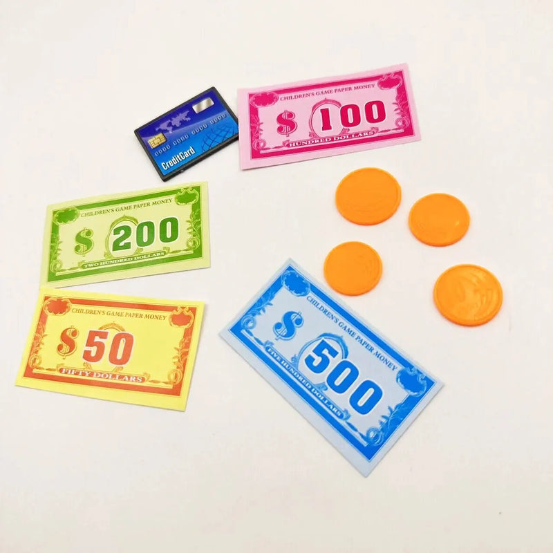 Simulação Cartoon Supermarket Cash Register, Brinquedo, Eletrodomésticos, Brincadeiras para Crianças, Elétrica, Iluminação, Registro de Som