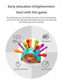 Brinquedos de educação precoce treinamento de ouriço focado no motor fino das crianças coordenação mão-olho luta inserido brinquedo para 1-3 anos