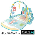 Bebê fitness suporte música jogar ginásio atividade brinquedos recém-nascido piano rastejando cobertor pedal jogo almofada educação precoce 0-36 meses presentes