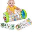 Brinquedo de atividade de desenvolvimento de rolo de engatinhar do bebê com jogos de chocalho de bola para o desenvolvimento de bebês 6 12 m brinquedo de engatinhar inflável