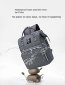 Bolsa de fraldas para mamãe, bolsa suspensa para carrinho de bebê, mochilas de fraldas de grande capacidade com tapete para troca, bolsas convenientes para amamentação de bebês