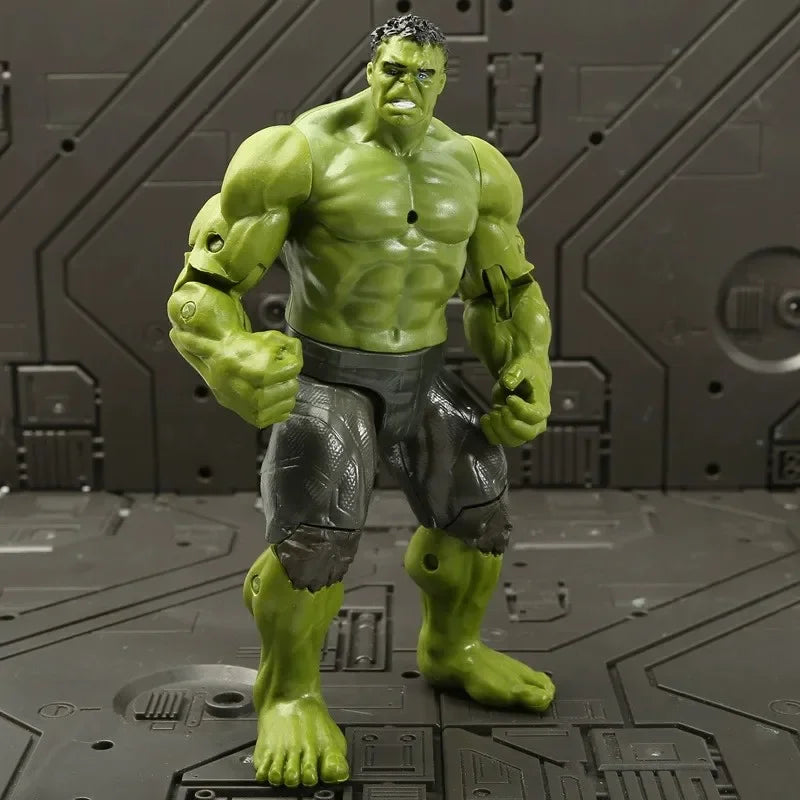 Marvel Comics Avengers Heroes Mercadoria, Homem de Ferro, Homem Aranha, Hulk, Modelo de Decoração de Mesa, Brinquedo Infantil, Presente de Aniversário