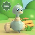 Desenhos animados do bebê Swing Duck Toy, Imprensa Veículos, Glide, Inércia Animal, Pull Back Cars, Early Education Toys for Toddlers, Boys, Girls