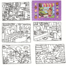 Crianças bobbie mercadorias livro para colorir crianças desenho livro pintura papel doodle caderno temas animais pintura suprimentos para presente