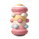 Brinquedo de atividade de desenvolvimento de rolo de engatinhar do bebê com jogos de chocalho de bola para o desenvolvimento de bebês 6 12 m brinquedo de engatinhar inflável