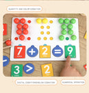 Clipe de descomposição digital montessori, brinquedo de matemática, combinação de cores, operação matemática, educação precoce, jogo de aprendizagem pré-escolar