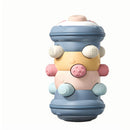 Brinquedo de atividade de desenvolvimento de rolo de engatinhar do bebê com jogos de chocalho de bola para o desenvolvimento de bebês 6 12 m brinquedo de engatinhar inflável