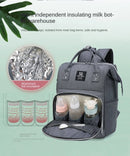 Bolsa de fraldas para mamãe, bolsa suspensa para carrinho de bebê, mochilas de fraldas de grande capacidade com tapete para troca, bolsas convenientes para amamentação de bebês