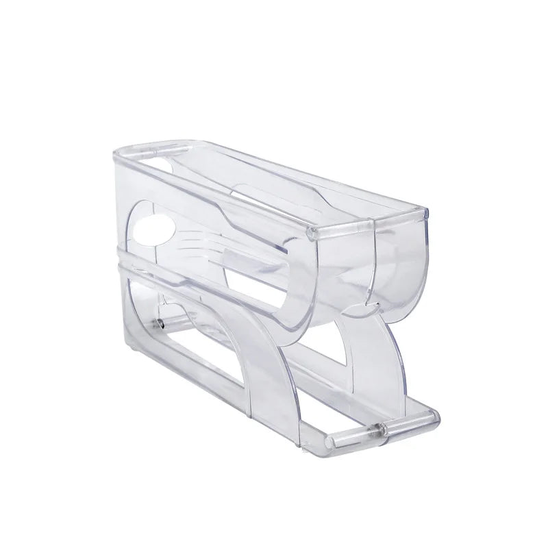 Casa automática rolamento caixa de armazenamento de ovo cozinha geladeira porta lateral rack de preservação de ovo 30 caixas de ovo 3 camadas armazenamento de ovo