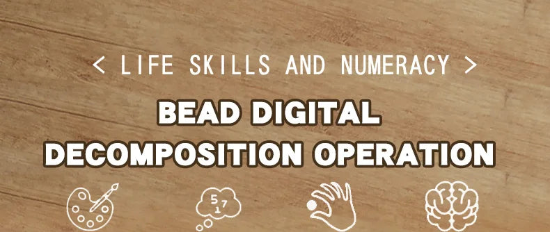 Clipe de descomposição digital montessori, brinquedo de matemática, combinação de cores, operação matemática, educação precoce, jogo de aprendizagem pré-escolar