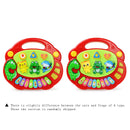 Crianças dos desenhos animados piano teclado jogo com sons animais piscando luz música instrumento do bebê brinquedos educativos crianças presentes